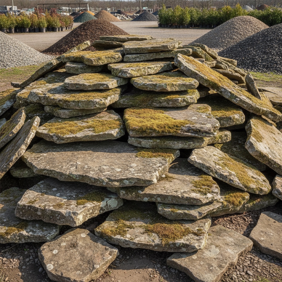 Patio Moss Rock
