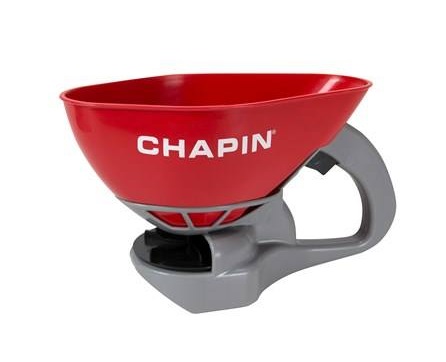 Chapin hand spreader for spreading fertilizer and seeds!