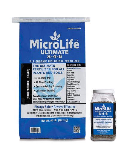 MicroLife Ultimate 8-4-6 All Organic, Biological Fertilizer.