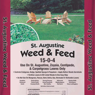 Ferti-lome's Weed & Feed for St. Augustine Grass. Apply in March and April.